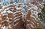 A fantástica paisagem de inverno do Bryce Canyon National Park, em Utah, nos Estados Unidos